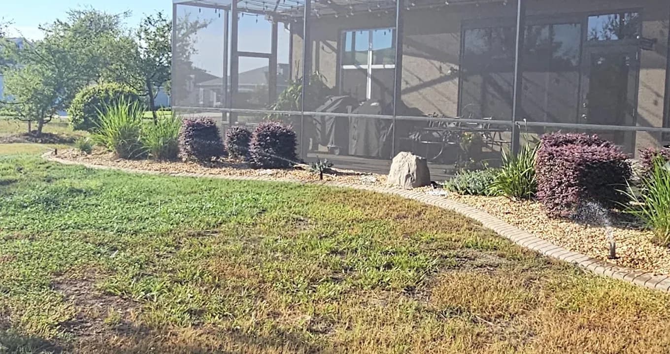Irrigation work by IrriGators LLC on a Florida property