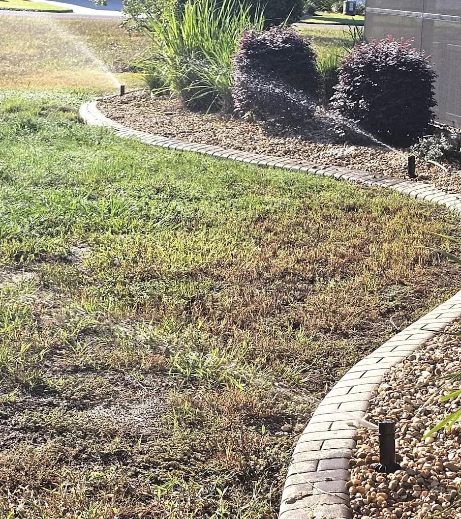 Irrigation work by IrriGators LLC on a Florida property