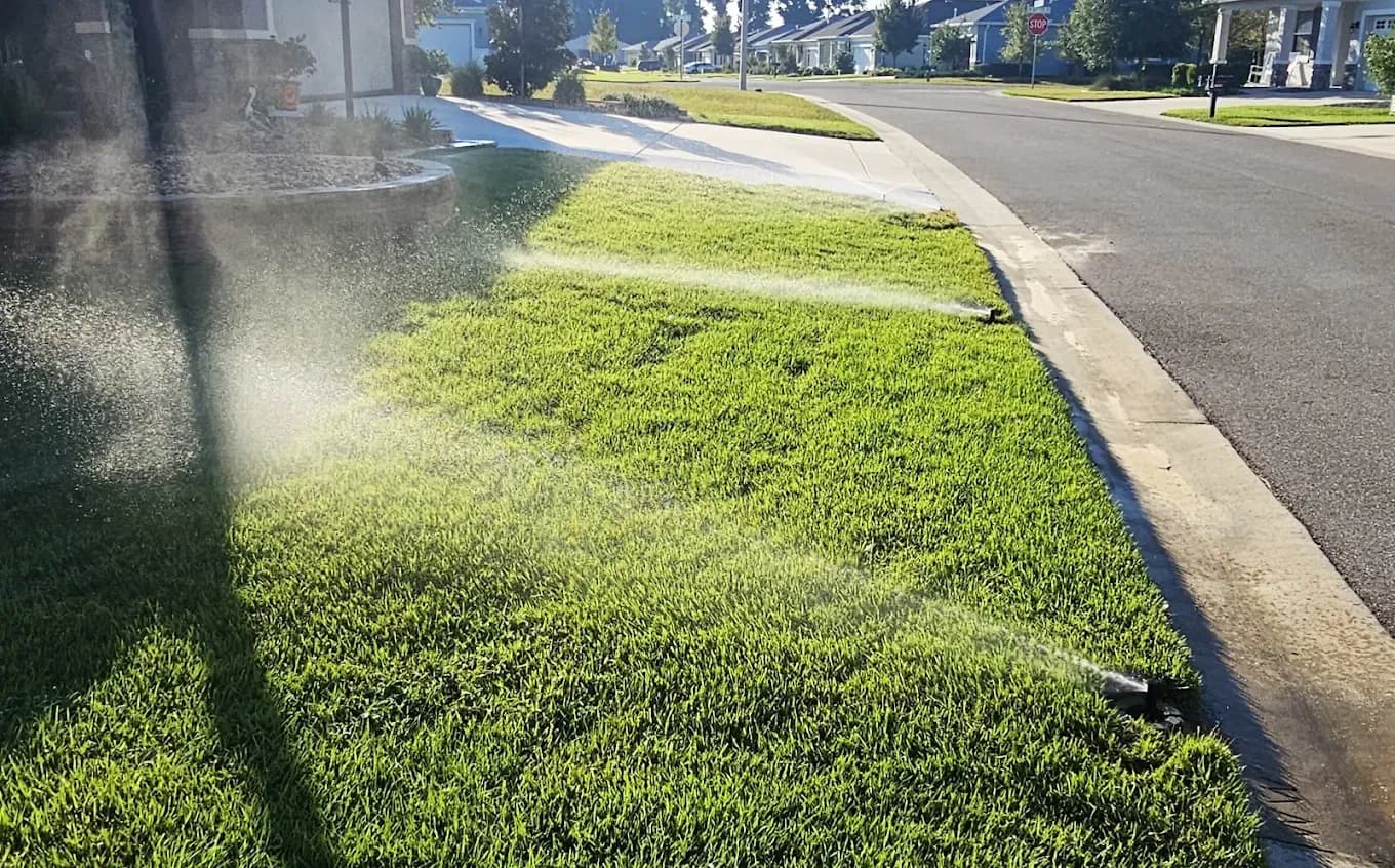 Irrigation work by IrriGators LLC on a Florida property